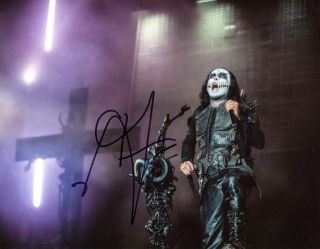 Dani Filth Vocalist " Cradle Of Filth " Autograph,  Signed Photo