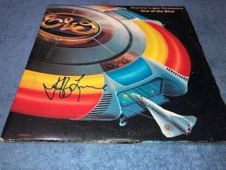 Jeff Lynne Signed Autographed Elo Out Of The Blue Record Album Lp