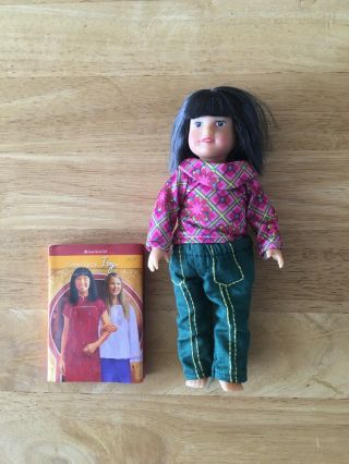 Mini 6” Ivy Ling American Girl Doll From 2010 (retired) Book (no Shoes)