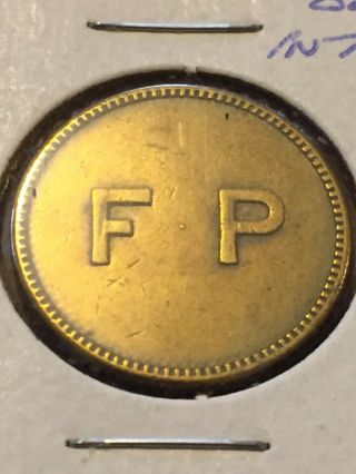 Token Coin,  Fp Good For 25 Cents In Trade Metal Old Coin Vintage T3