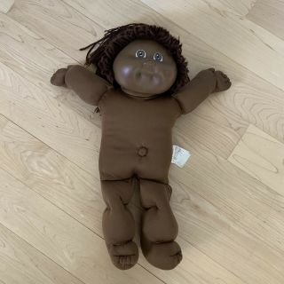 Vintage 1982 African American Girl Cabbage Patch Kids Doll Head Mold 3