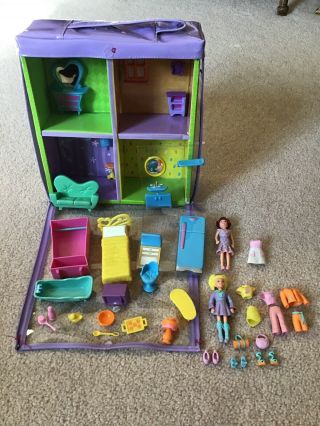 Polly Pocket Trendy Townhouse With Additional Kitchen And Bathroom