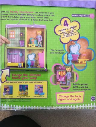 Polly Pocket Trendy Townhouse With Additional Kitchen And Bathroom 3