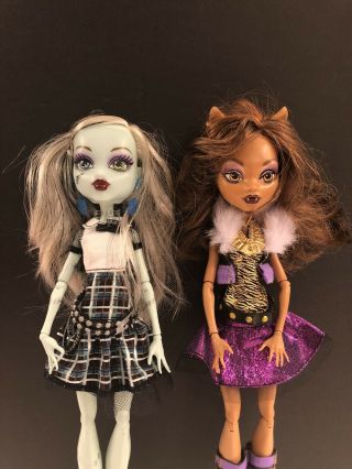 Monster High Ghouls Alive Clawdeen Wolf And Frankie Stein
