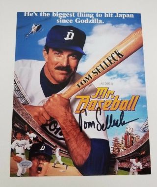 " Mr Baseball " Tom Selleck Hand Signed 8x10 Color Photo Todd Mueller