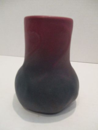 Vintage Van Briggle Pottery Mulberry Onion Bulb Vase 4 - 1/2 "