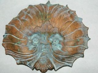 DOLPHIN Antique architectural salvage COPPER/BRONZE Paperweight CORBEL 3