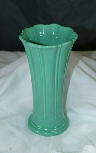Fiestaware 9 - 5/8” Medium Vase Fiesta Hlc Usa Light Green