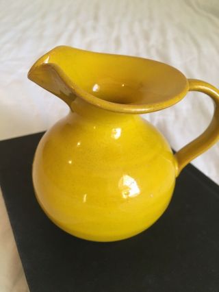 Rosenthal Netter Small Yellow Pitcher - Made In Italy Vtg