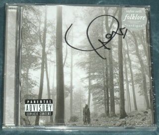 Taylor Swift Folklore Limited Edition Hand Autographed Cd Still
