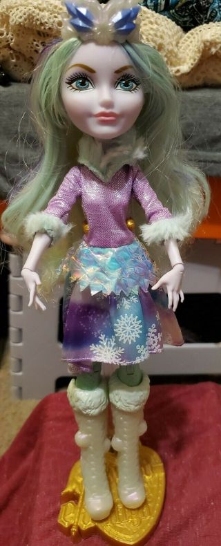 Ever After High Doll Crystal Winter Euc
