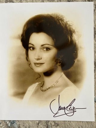 Jane Seymour Hand Signed Somewhere In Time 1980 Elise Mckenna 8x10 Photo