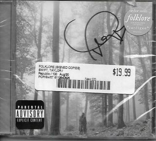 Taylor Swift Autographed Signed Folklore Limited Exclusive Cd