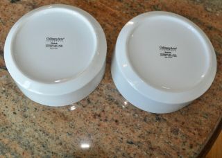 Two Culinary Arts Prelude Porcelain Round Vegetable Bowls 7 5/8 " Cond.