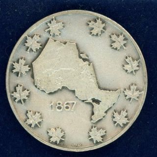 1867 - 1967 Canada Centennial Confederation Ontario Medal