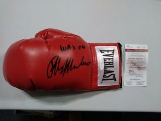 The Karate Kid Ralph Macchio Signed Everlast Boxing Glove Inscribed Jsa Auto