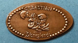 Disney Sebastian Crab Little Mermaid Disneyland Elongated Pressed Retired Penny