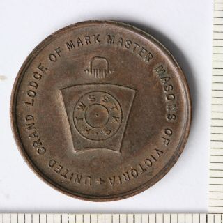 Masons Of Victoria Masonic Token United Grand Lodge Mark Master (3363091/n22)