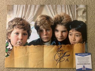 Corey Feldman The Goonies Signed Autographed 11x14 Photo Beckett Certified 2 F9