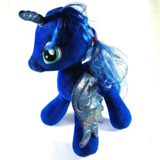Build - A - Bear My Little Pony Princess Luna Unicorn 18 " Blue Winged Plush Bab