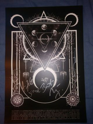 A Perfect Circle Signed Concert Poster.  Maynard James Keenan Autograph. ,