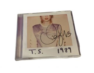 Taylor Swift 1989 Autograph Cd Booklet Signed