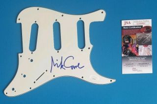 Nick Cave Signed Fender Stratocaster Guitar Pickguard Certified With Jsa Psa