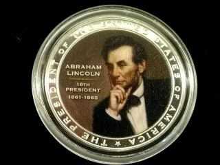 Abraham Lincoln National Portrait Gallery Proof American Coin - A2