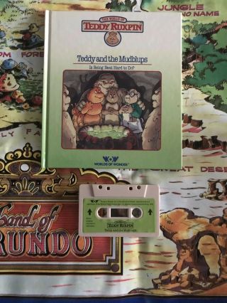 Teddy Ruxpin - Teddy And The Mudblups - Book And Tape