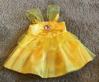 Build A Bear Clothes Disney Princess Beauty And The Beast Belle Yellow Dress