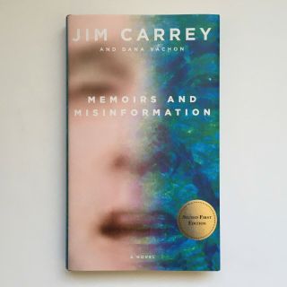 Jim Carrey Autographed " Memoirs And Misinformation " Double Signed Book 2020