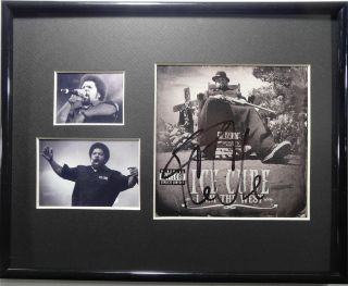 Signed Ice Cube Autographed I Am The West Cd Framed Display