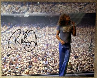 Robert Plant Music,  Led Zeppelin Signed 8x10 Photo Autograph