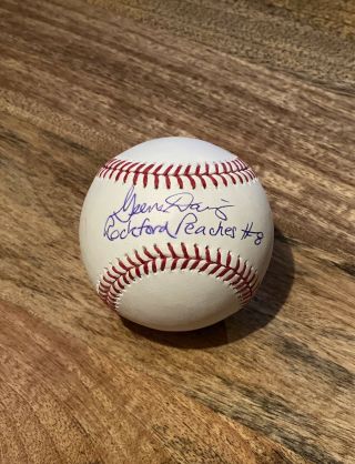 Geena Davis Signed Autograph Major League Baseball Beckett A League Of Their Own