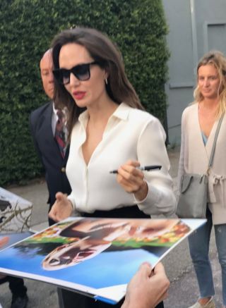 Angelina Jolie Sexy Actress Hand Signed 8x10 Autographed Photo w/COA Proof 2