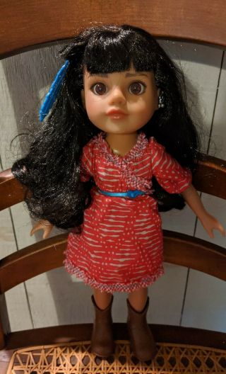 Playmates Hearts For Hearts Mosi Doll 14 " Native American Indian 2010 Toy Girl