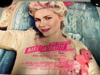 Marie Antoinette Quad Cinema Poster.  Sofia Coppola