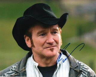 Robin Williams In August Rush Hand Signed 8x10 Autographed Photo W/coa Look