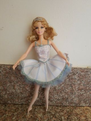 Snowflake Ballerina Barbie Doll Nutcracker Classic Ballet Rooted Eyelashes