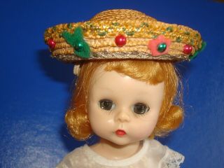 Vtg 1950s Madame Alexander Kins Wendy Goes To Rodeo Hat,  Fit Ginny/muffie/8 "