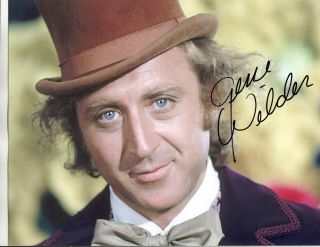 Gene Wilder - Willie Wonka Movie - Hand Signed Autographed Photo With