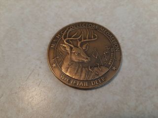 N.  A.  H.  C.  Whitetail Deer Big Game Collectors Hunting Club Medallion Coin