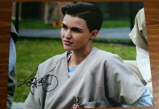 Ruby Rose Hand Signed 11x14 Photo - Authentic Autograph - Exact Proof - Oitnb