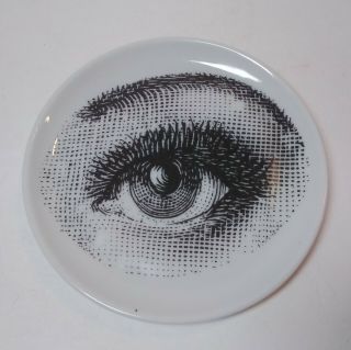 Fornasetti Coaster Small Plate Trinket Dish Eye Lina Cavallieri Muse Milano