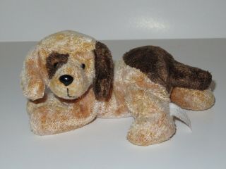 Russ Berrie Luv Pets Austen Plush Puppy Dog Stuffed Animal Toy Brown Tan 7 " Bean