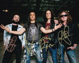 Extreme Signed Band 8x10 Photo Nuno Bettencourt Gary Cherone,  2 More Than Words