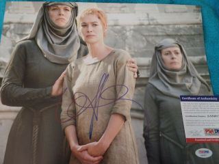 Game Of Thrones Cersei Lena Headey - Autographed 11x14 Photo Psa Dna Certified