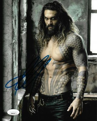 Jason Momoa Aquaman Autographed Signed 8x10 Photo Jsa 10