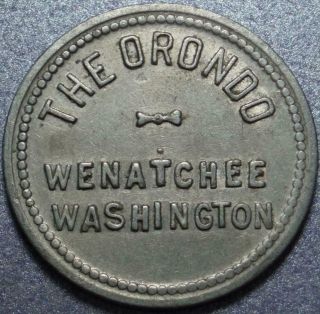 Wenatchee Washington Good For 25¢ In Trade " The Orondo " Billiard Pool Hall Token