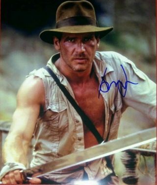 Harrison Ford Hand Signed Autographed Photo 8 X 10 W/coa Indiana Jones